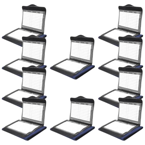 10 Muñequeras de fútbol azul elásticas con triple ventana para tácticas