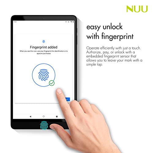 Nuu Tab 10 4G Lte Unlocked Android Tablet | 10.1” Display | 6000Mah Battery | 32Gb+3Gb Ram Support 1Tb Microsd | Nfc | Android 11 | Compatible With Verizon & T-Mobile | Pre-Installed Google Kids Space #TOP4