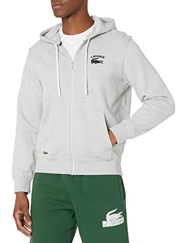 Lacoste Men's Long Sleeve Classic Fit French Terry Zip-up Hoodie