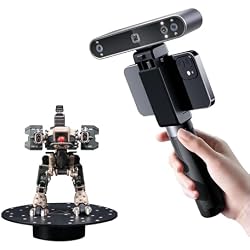 Revopoint POP3 Plus 3D Scanner for 3D Printing, Handheld 3D Printer Scanner 0.04mm Precision, Full-Color Scan for Medium Object, Support for Android/iOS/Win/MacOS, Standard
