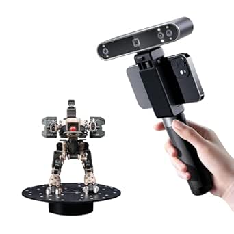 Revopoint POP3 Plus 3D Scanner for 3D Printing, Handheld, Full-Color, 0.04mm Precision, Supports Android/iOS/Win/MacOS