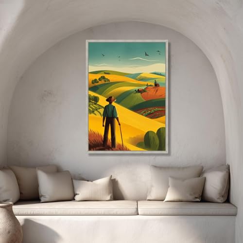 Affiche de scène pastorale TONGYINLI décoration murale
