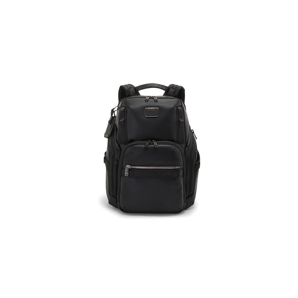 Tumi Alpha Bravo backpack guide featuring the Search Backpack 202 in black