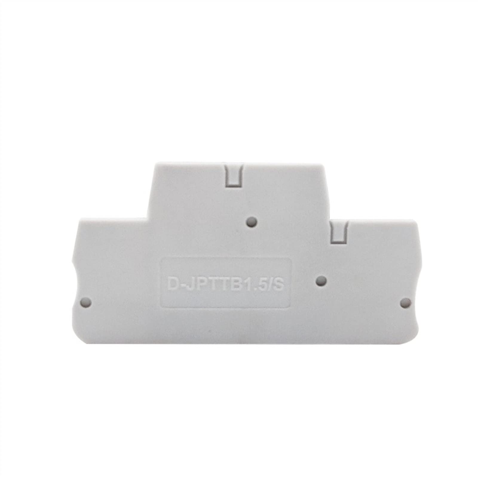 Conector de doble nivel PTTB1.5/S cubierta final aislante de 1,5mm, pack de 10
