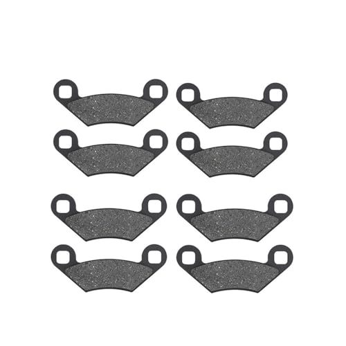 Plaquettes de frein avant et arrière pour motos PO 325 à 1000cc - Lot de 4 paires