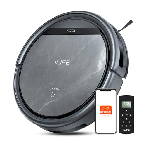 ILIFE V5s Max Robot Vacuum, 4000Pa Strong Suction, Gyro Navigation