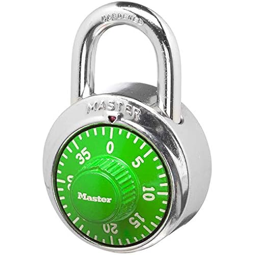 Master Lock 1505D Locker Lock Combination Padlock, 1 Pack, Colors May Vary