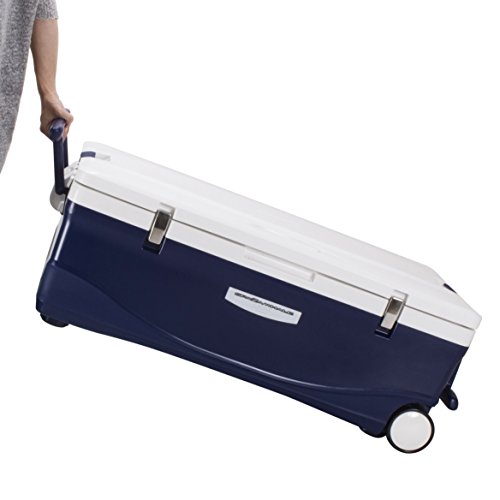 シマノ(SHIMANO) クーラーボックス 60L スペーザ ホエール ライト キャスター付 600LC-060I 釣り用 ディープネイビー 6枚目