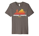 Virginia Creeper Trail Retro State Hiking Graphic Tee Shirt
