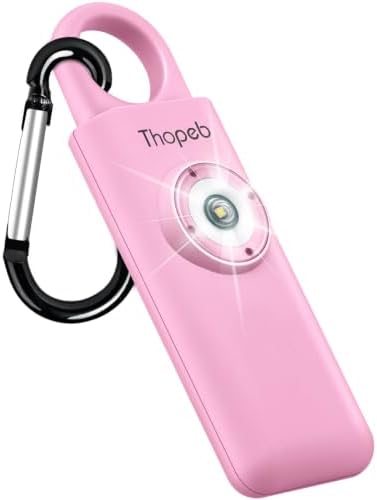 Der Original Persönlicher Alarm Für Frauen, Originale Selbstverteidigungs-Schlüsselanhänger für Damen, persönlicher Alarm, von der Polizei empfohlen, LED-Stroboskoplicht, 130 dB Si