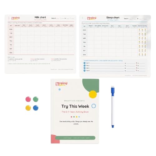 Daily Routine Kit for Babies 0-3 Years, Sleep Chart Feeding Tracker Weekly Routine Planner with Reusable Magnets and Marker, Parenting Organizer for Families-image-22