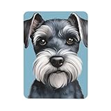 schnauzer mini blanco cachorro Aplicación versátil: estos pequeños pero fuertes imanes divertidos son perfectos para múltiples ajustes. Nuestros imanes redondos funcionan muy bien en pizarras blancas, taquillas, en la cocina, oficina, aula. Puedes utilizar un imán de nevera para guardar fotos, recetas o recordatorios. Su amplia gama de aplicaciones hace que los pequeños imanes sean imprescindibles tanto para el hogar como para el trabajo.