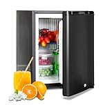 Smad 240V 12V Campervan Fridge 30L, Quiet 2 Way Camping Fridge for Van, Truck, Caravan, Leisure RV, Motorhome, Lorry, Lockable