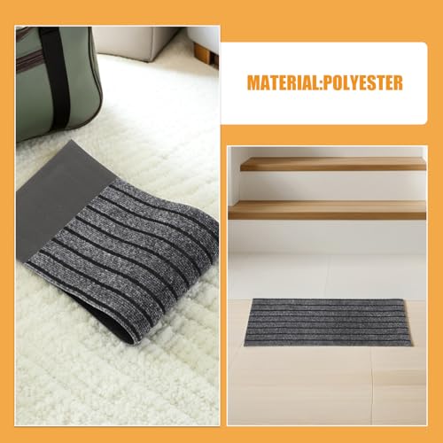 Tapis d'escalier antidérapant lavable en machine et protection