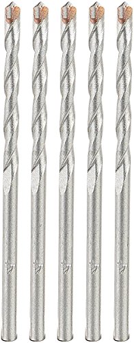 AGT Betonbohrer Aufsatz: Beton-Bohrer-Set für Schlag- und Drehbohrer, 4 mm, 5 Stück (Schlagbohrer Aufsatz, Bohreraufsatz, Bohrmaschinen)