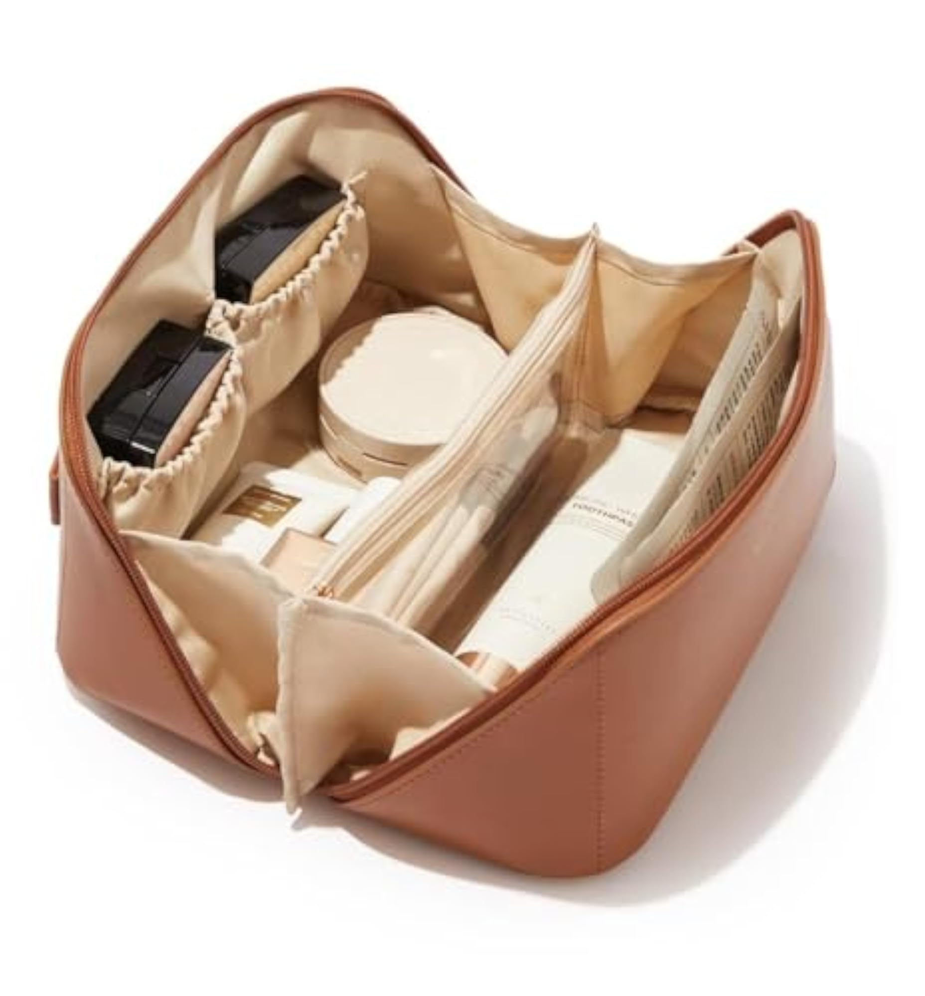 Elegant Cosmetic Case, Large Capacity Travel Makeup Bag