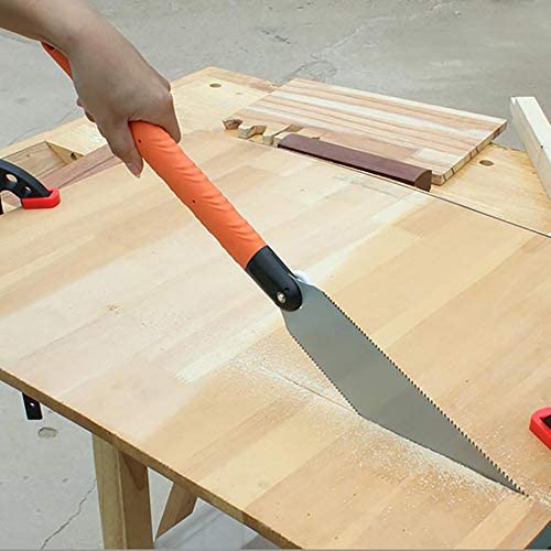 Newcomdigi Japanese Pull Hand Saw, Flush Cut Saw, Double Edge Fine Tooth Saw, Flexible Blade Handsaw For Woodworking, Wood Cutter, Trimming Saw (10 Inch Hand Saw) #TOP5