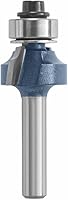 Vista 2 de Bosch 1/8-Inch Radius Roundover Dos flautas Router Bit con rodamiento de bolas
