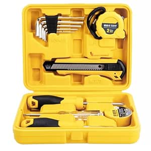 MALFAH ENTERPRISES Household Tool Set 11PCS Set Hand Tool Kit with ...