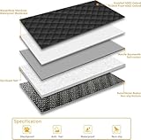 VAPORVERSE Dog Car Seat Cover for Tesla Model 3 X S, Nonslip Waterproof Dog Hammock for Car Back Seat with Mesh Window and Side Protection - Image 6