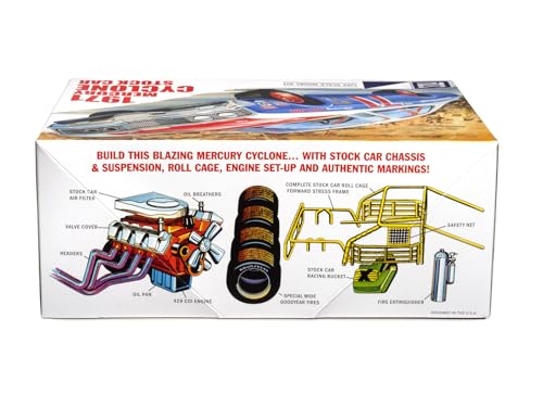 MPC 1971 Mercury Cyclone Kit Modelo 1:25 miniatura 3