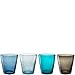 Produktbild LEONARDO HOME BURANO Trinkglas  4er Set  Buntes Gläser-Set  Blaseneinschlüsse  Wasserglas  Softdrinkbecher  Vier Farben  Spülmaschinengeeignet  Handgemacht  330 ml  055288