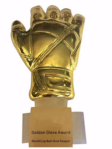 12" Height Soccer Football Resin Goalkeeper Golden Glove Award World Cup Trophy Golden Goalkeeper Award Fans Souvenirs World Cup