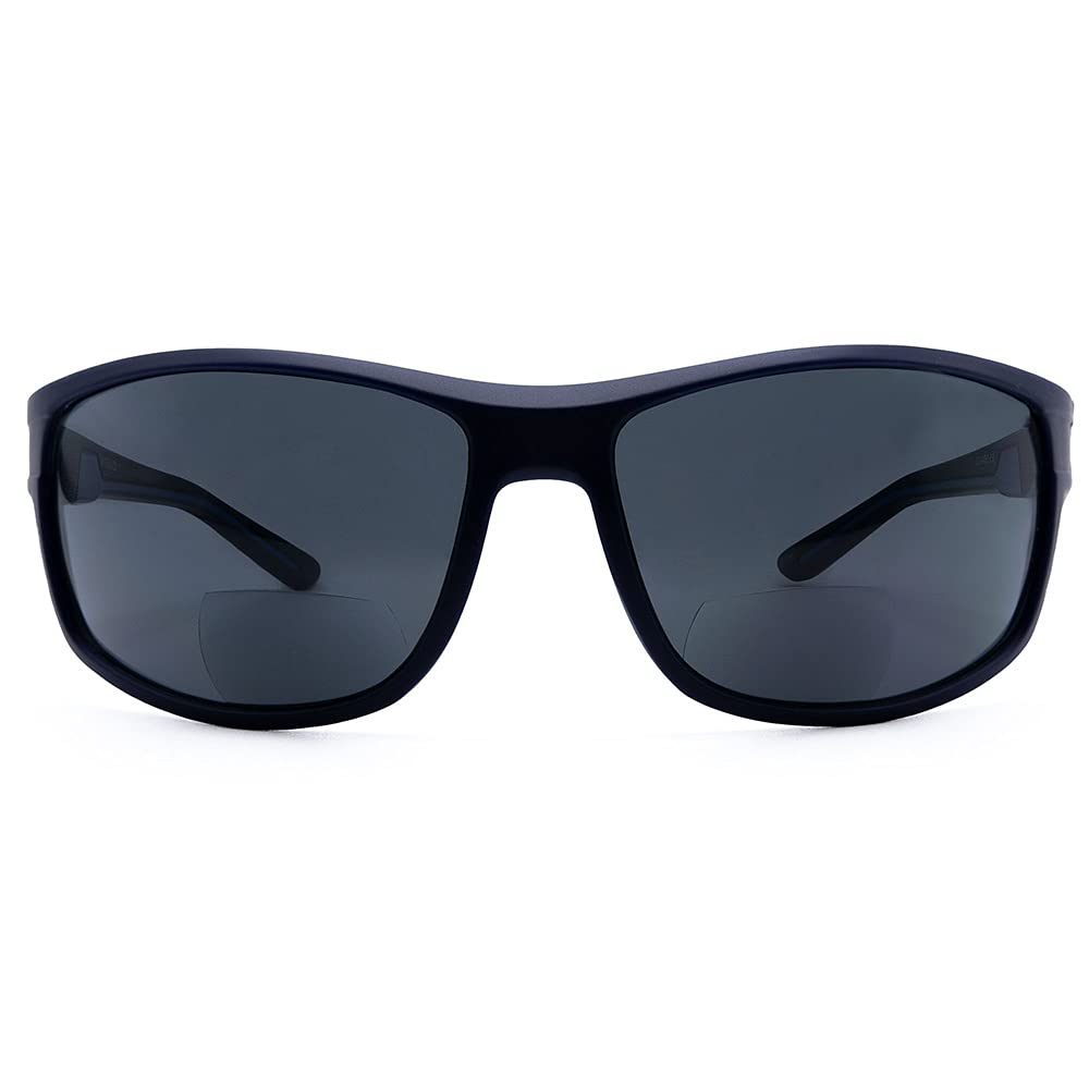 VITENZI Bifocal Sunglasses TR90 Wraparound Frame Sports Readers for Reading Under The Massa Sun in Blue 2.00 - Review, Price and Buying Guide