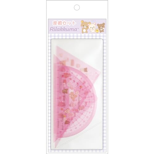 Règles triangulaires San-x Rilakkuma SQ89601 sur le bureau des enfants créatifs