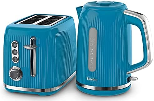 Breville Bold Black Electric Kettle | 1.7L | 3kW Fast Boil | Black & Silver Chrome [VKT221]