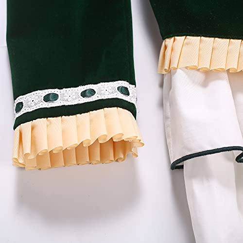 Pettigirl Girl Vintage Autumn Winter Green Christmas Long Sleeve Casual Clothes Toddler Formal Festival Fashion Dresses4