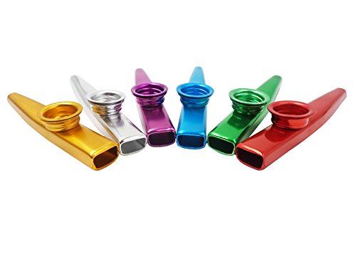 Qualité couleurs différentes du métal Kazoo (Un Bon compagnon pour guitare, ukulélé, violon, clavier de piano) (lot de 6… - Les Beatles, Paul McCartney, John Lennon, RIngo Starr, George Harrison Qualité couleurs différentes du métal Kazoo (Un Bon compagnon pour guitare, ukulélé, violon, clavier de piano) (lot de 6… – Image 7