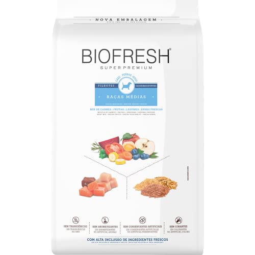 HERCOSUL Ração Biofresh Super Premium Filhote Médio 15Kg