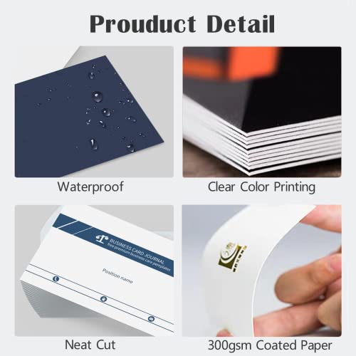 Custom Business Cards Personalized Business Cards with Logo 2-Sides Printed Coated Paper for Office - 3.5" X 2" - Template27