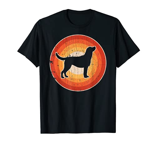 Labrador Retro Vintage 60s 70s Sunset Dog Lovers Hombres Mujeres Camiseta