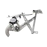 YHTAUTO Front Power Window Regulator Driver Side with 2-Pin Motor Assembly for Subaru Forester 2003-2008 Wagon