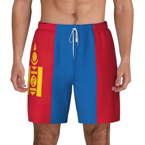 Short de plage double couche EdWal anti-frottement à séchage rapide pour homme