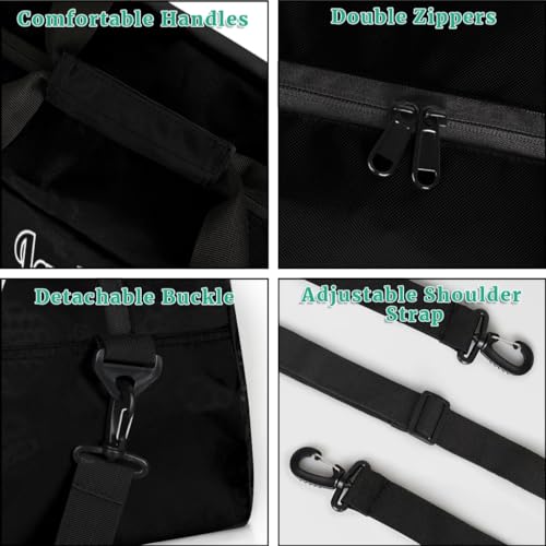 Karate Taekwondo Custom Sports Gym Bag for Girls Boys, Overnight Duffel Bags Cheerleader for Kids Personalized Dance Bag, Gymnastics Duffel Bag4