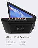 Boifun 17.5'' Portable DVD Player with 15.6" Large HD Swivel Screen, 6 Hours Rechargeable Battery, Support USB/SD Card/Sync TV and Multiple Disc Formats DVD Player, High Volume Speaker, Purple - Image 8