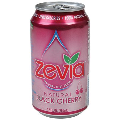 ZeviaNatural Black Cherry Diet Soda (4x6/12 OZ)