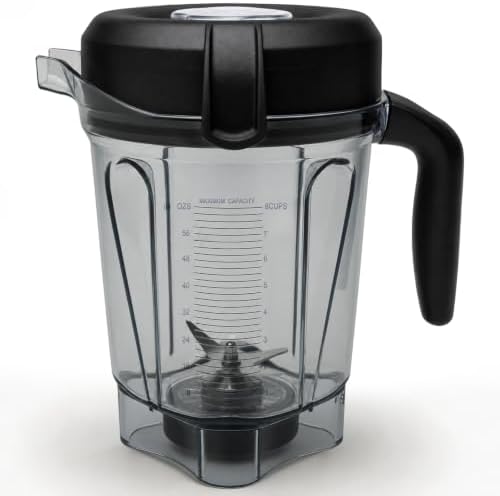 Premium Nylon Base 64oz Low Profile Blender Pitcher Compatible wi...