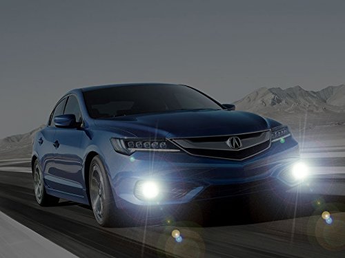 LED Blue Halo Angel Eye Fog Lamps Lights for 2016 2017 2018 Acura ILX