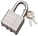 laminas acerolit canal ancho Fácil de usar Draper 14019 - Candado laminado (acero, 30 mm)