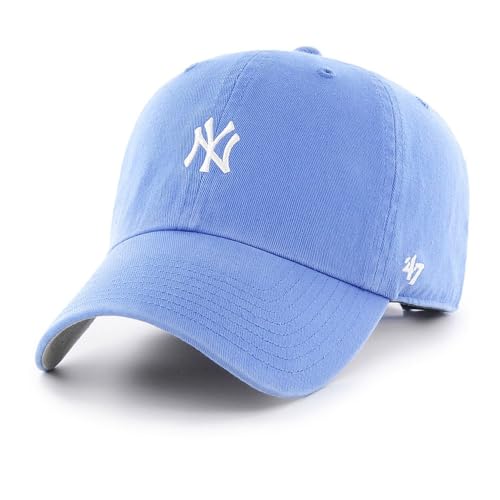 '47 Brand Adjustable Cap - Base New York Yankees Sky Blue, Einheitsgröße