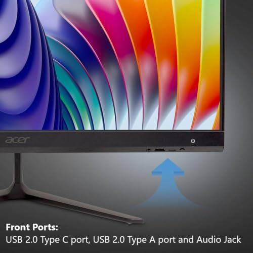 Image of Acer Aspire 27 inch All-in-One Desktop Computer • 8-core AMD Ryzen 7 5825U • 32GB RAM • 2TB SSD • Office 365 for The Web • HDMI + DisplayPort, Wi-Fi 6E • Wireless Keyboard & Mouse • Windows 11