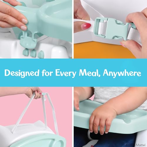Fisher-Price™ Feeding Booster Seat for Toddlers, Adjustable Tray, Portable High Chair with Safety Straps, Folds for Travel, Ages 1+ - image 3