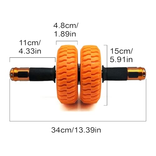 Ab Wheel | Rouleau de musculation 15 cm pour le fitness à domicile – Appareil de musculation portable pour femmes, hommes et débutants en intérieur et en extérieur – Image 6