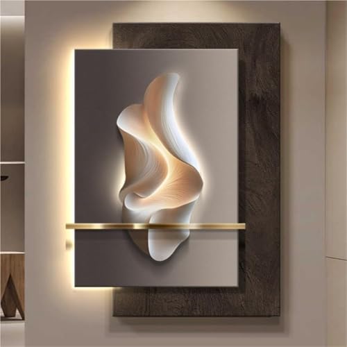 Peinture murale empilée YBNKKUXKN pour habiller un grand mur de cage d escalier ou couloir