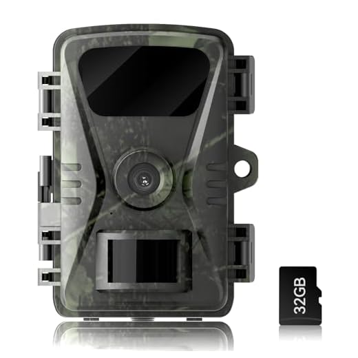 Wolfeevo 32MP Trail Camera for Wildlife Monitoring