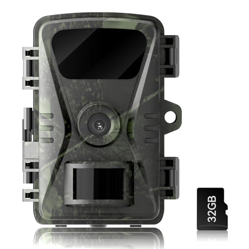 Wolfeevo Trail Camera, 2026 New Upgrade 32MP 0.1S Trigger Motion Activated, Game Camera with Night...